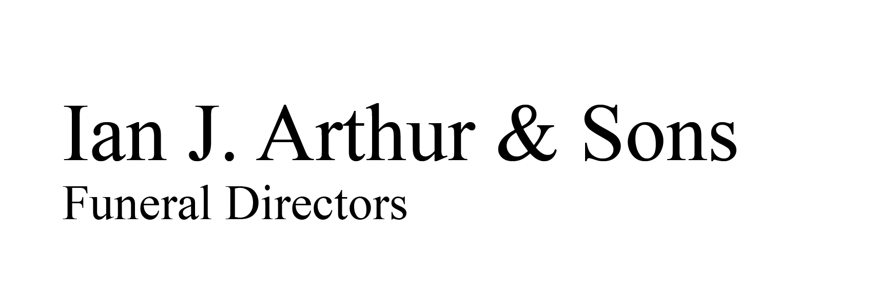 Ian J Arthur Funerals Logo